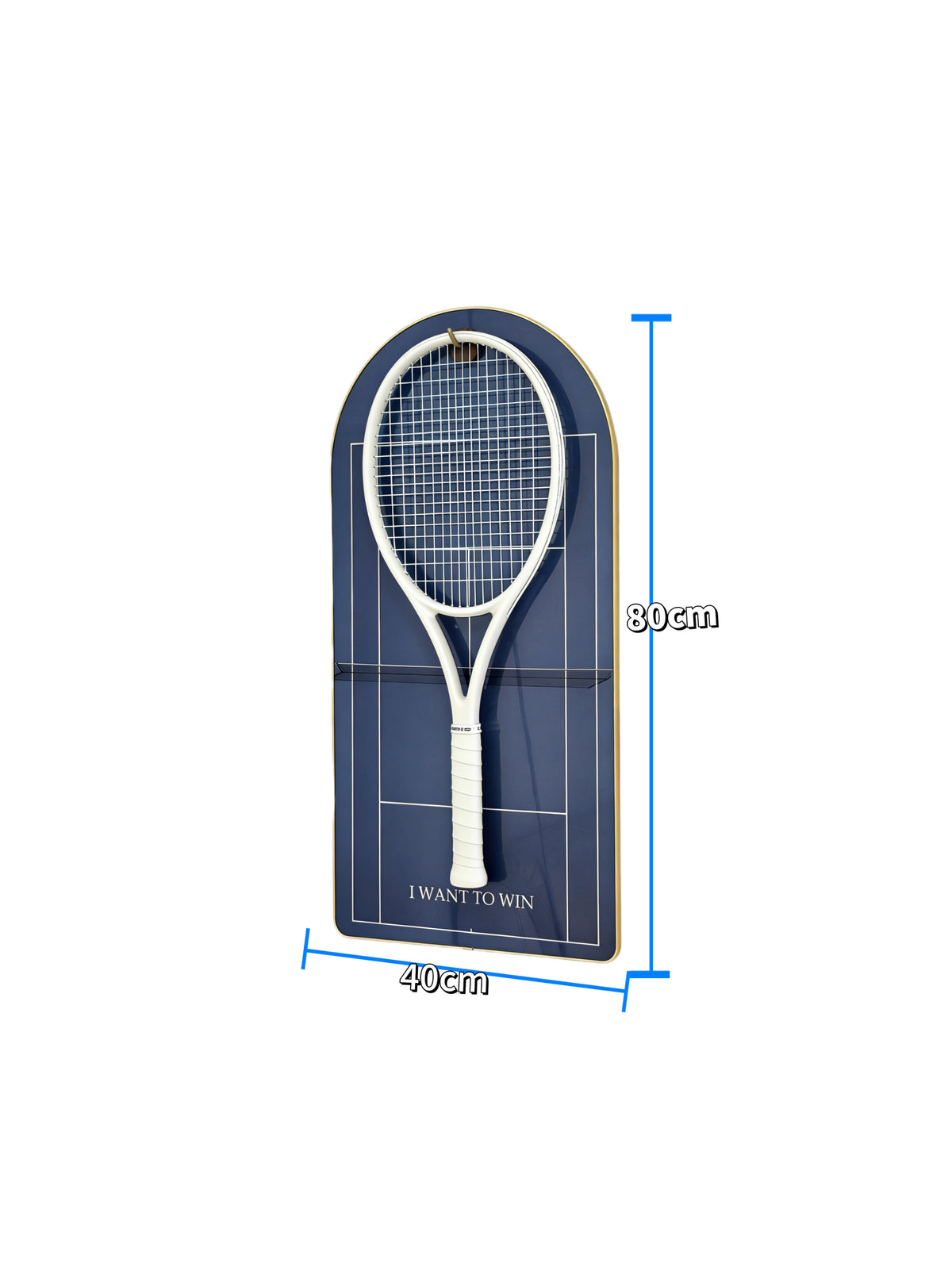 Australian Open Inspired Tennis Racket Display Frame-7