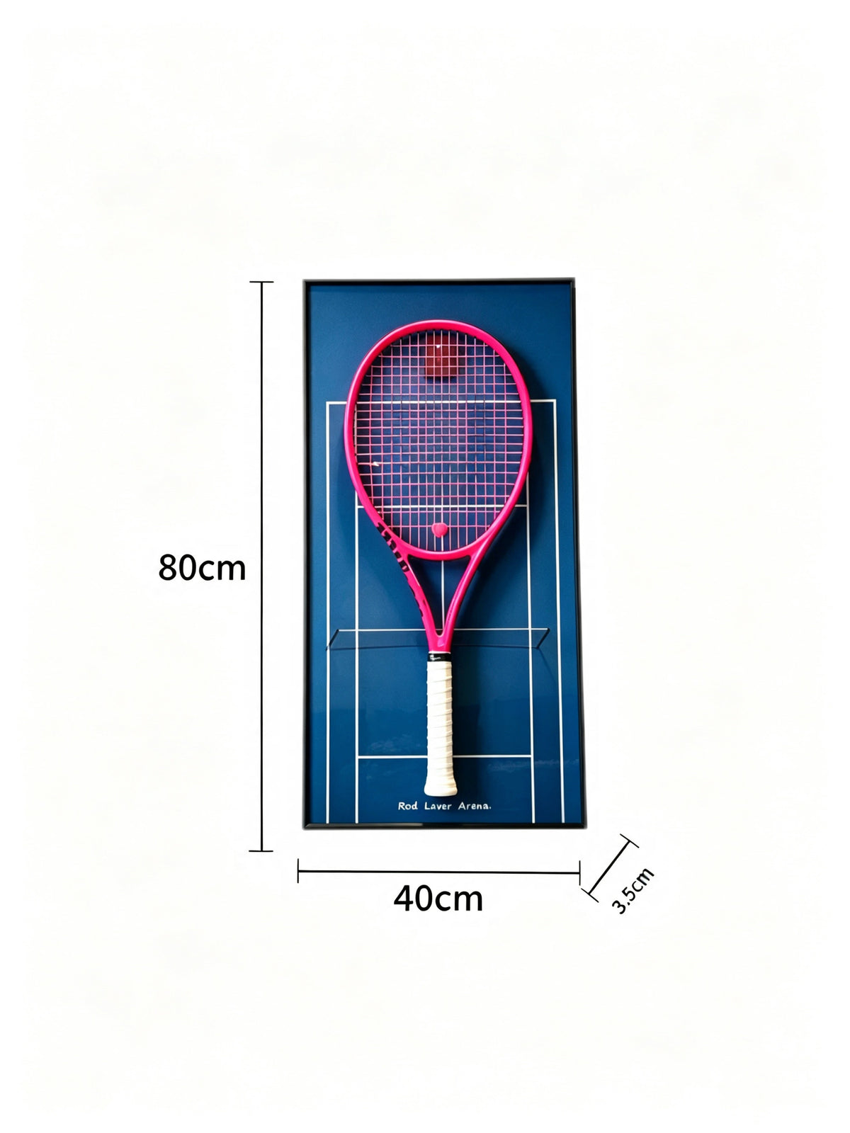 Australian Open Inspired Tennis Racket Display Frame-8