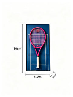 Australian Open Inspired Tennis Racket Display Frame-8