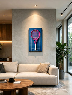 Australian Open Inspired Tennis Racket Display Frame-5