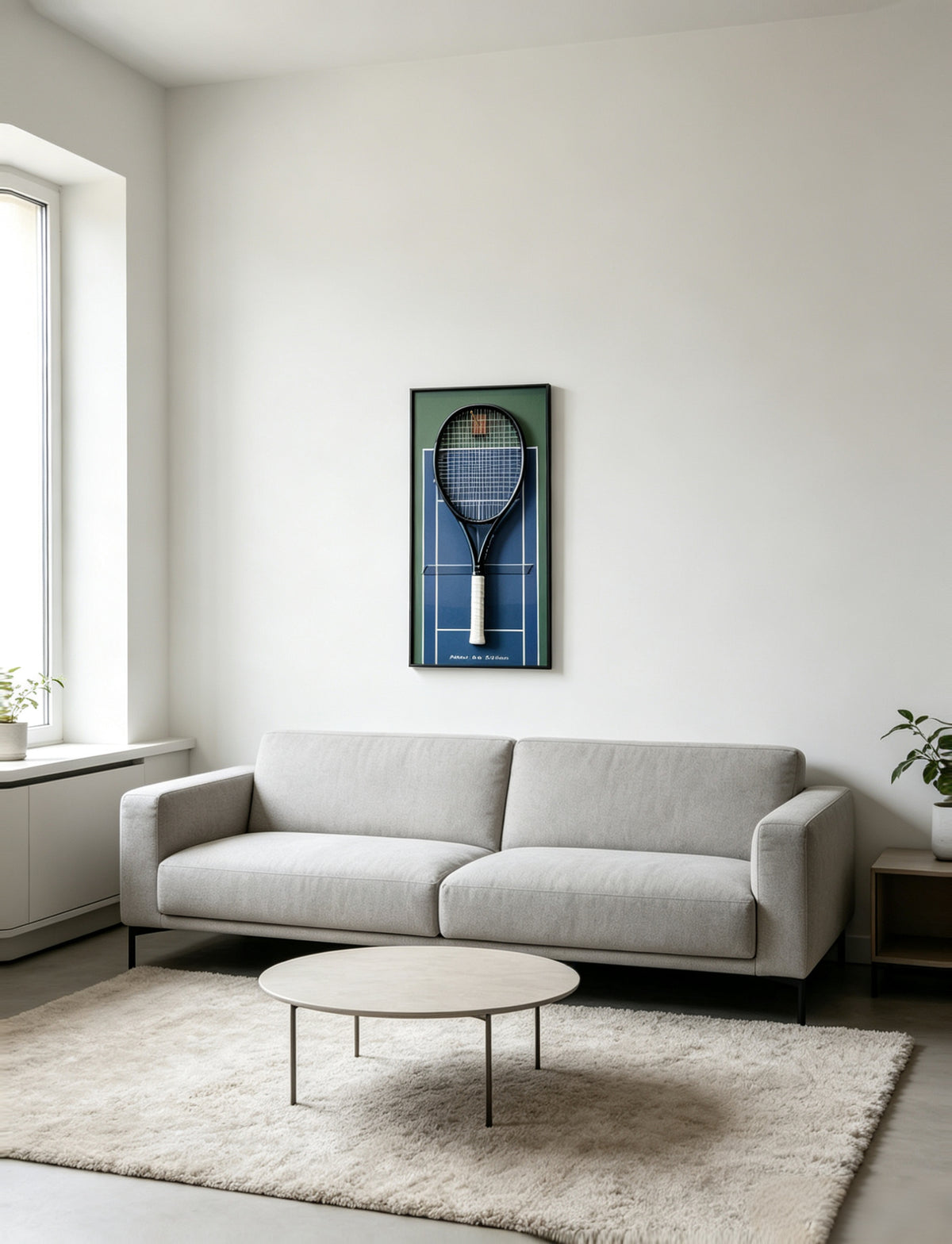 US Open Inspired Tennis Racket Display Frame-4
