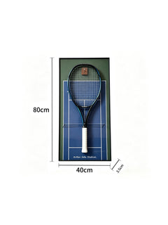 US Open Inspired Tennis Racket Display Frame-7