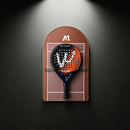 Padel Arched Racket Display Frame – Collector’s Wall Decor（Excluding the racket）