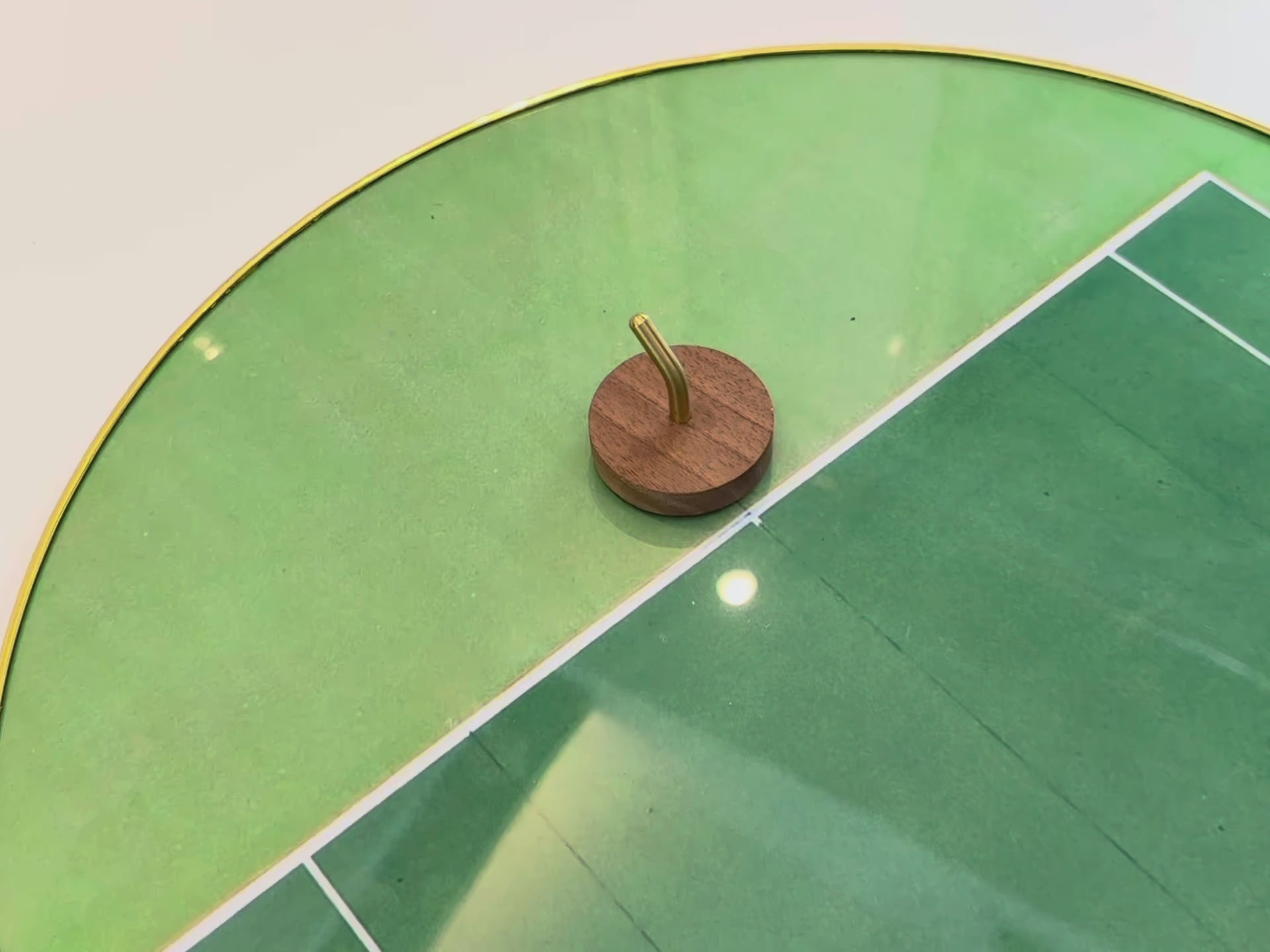 Arched Tennis Racquet Display Case – Modern Wall Mount Holder for Tennis Collection tennis ball racket display stand