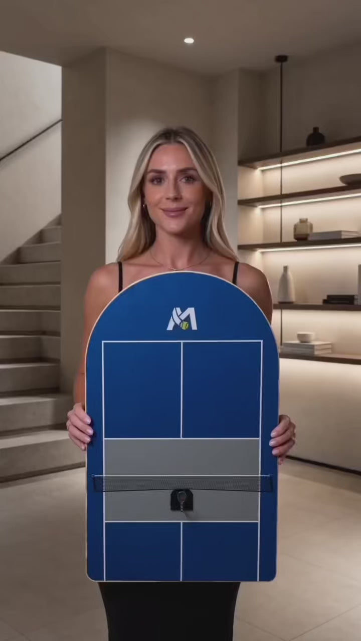 Wall Mounted Pickleball Paddle Frame – Premium Display Rack for Sports Lovers(Excluding the Racket)