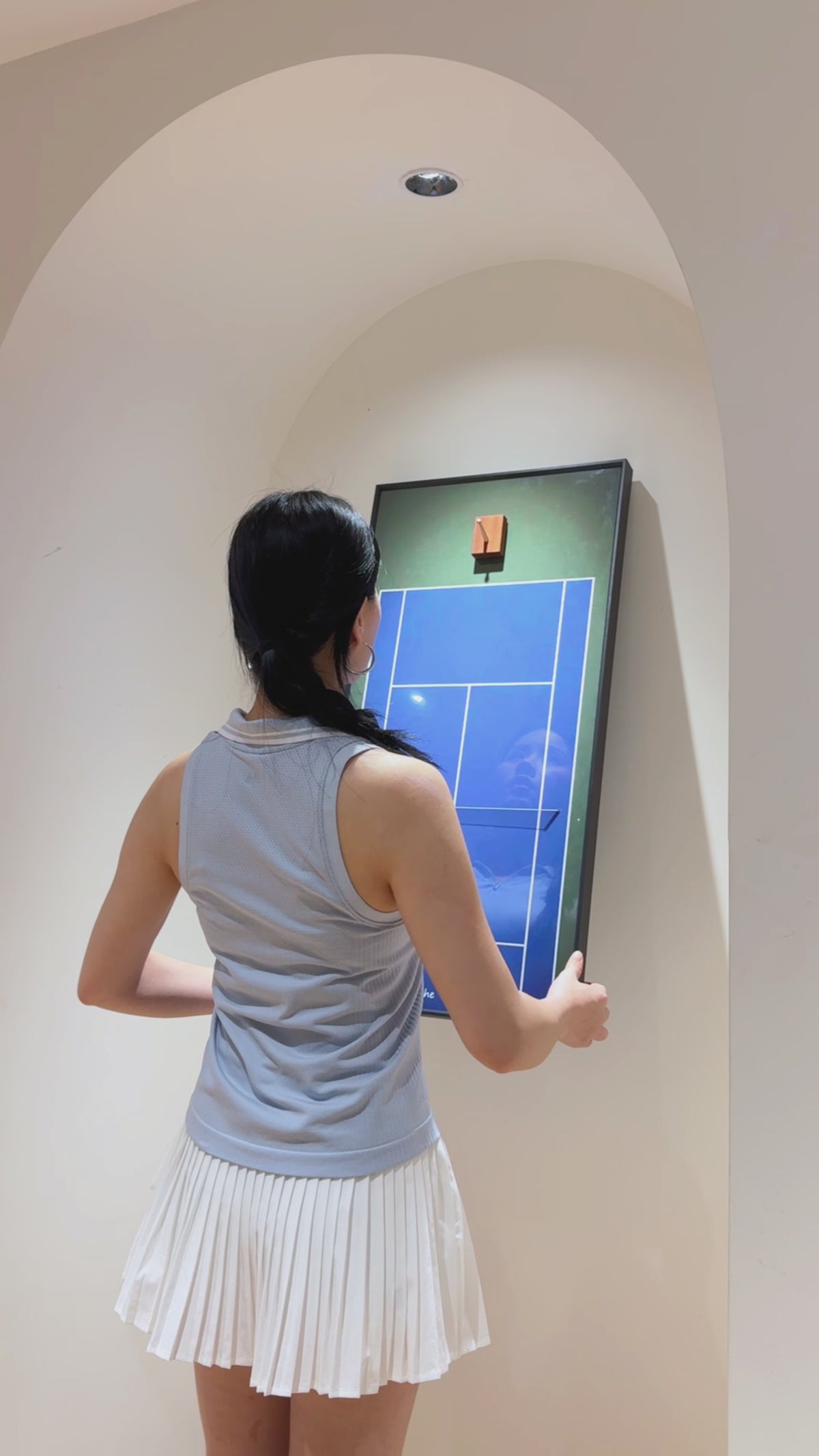 US Open Inspired Square Tennis Racket Display Frame（Excluding the racket）